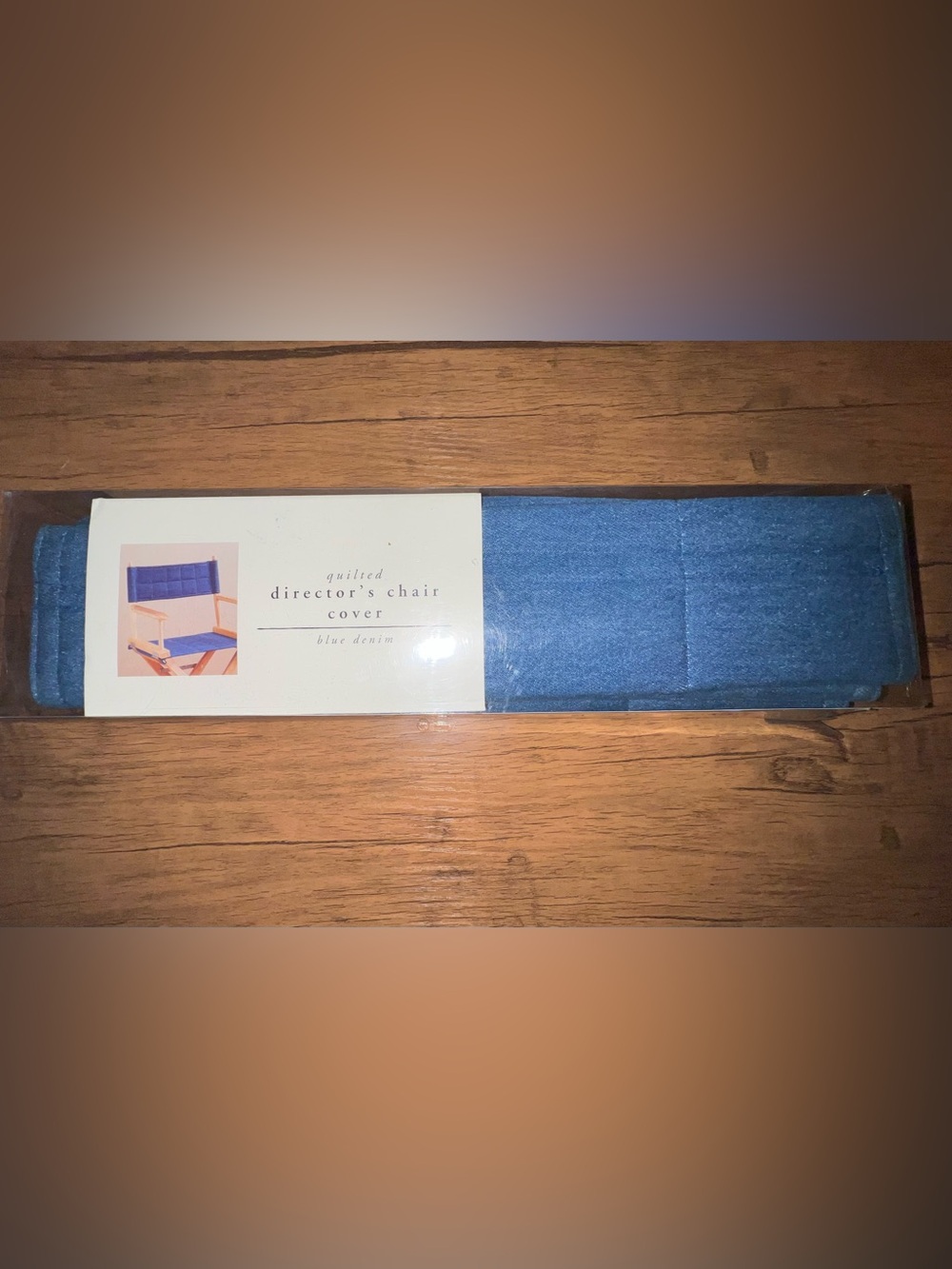 Y2K Pier 1 Imports Quilted Denim Directors Chair Cover New in Box